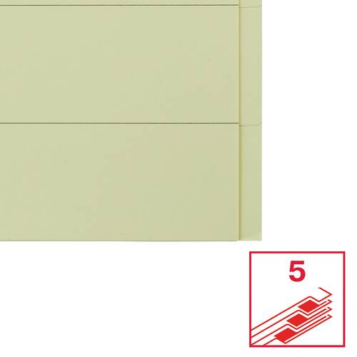 Skilleblad ESSELTE A4 5-delt manilla produktbilde Secondary2 L