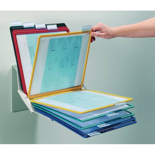 Durable Sichttafelständer VARIO® pro 10, für: 10 Sichttafeln, A4, gefüllt, 1 Set Artikelbild Secondary2 L