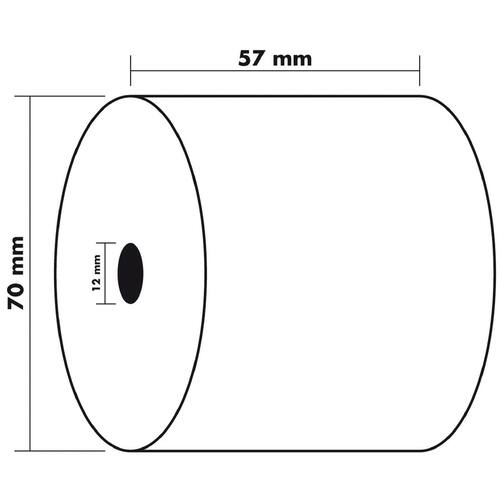 Exacompta Kvittorulle 57x50x12mm produktfoto Secondary1 L