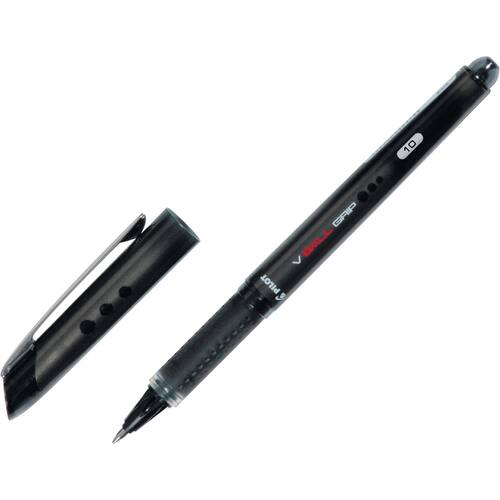 Pilot Tintenroller V-Ball Grip 10, Tintenschreiber, Tintenkugelschreiber, schwarz, 0,7mm, 1 Stück Artikelbild