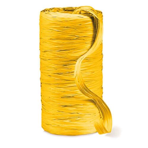 Geschenkbast Raphia, gelb, 200m, 3 Stück Artikelbild