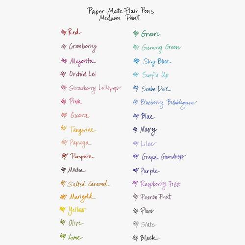 Paper Mate Faserschreiber Flair, blau, 1mm, 1 Stück Artikelbild Secondary4 L