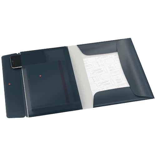 Leitz Gummibandsmapp COSY 3-kl A4 PP grå produktfoto Secondary7 L