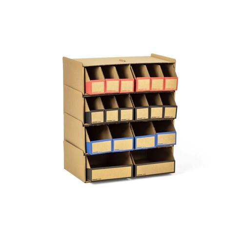 Pressel Kleinteile-Magazin Korpus Braun, 10 Stück Artikelbild Secondary1 L
