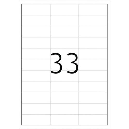 Herma Inkjet-, Laser- und Kopieretiketten, A4-Bogen, weiß, 66x25,4mm, 3300 Stück Artikelbild Secondary2 L