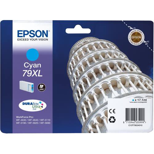 Epson Original Tinte 79XL für Epson WF4630, cyan, 17,1ml, 1 Stück Artikelbild
