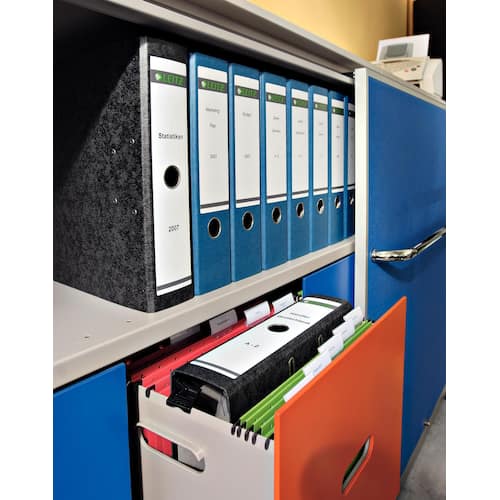Leitz Hängeordner A4, 80mm, schwarz Artikelbild Secondary2 L
