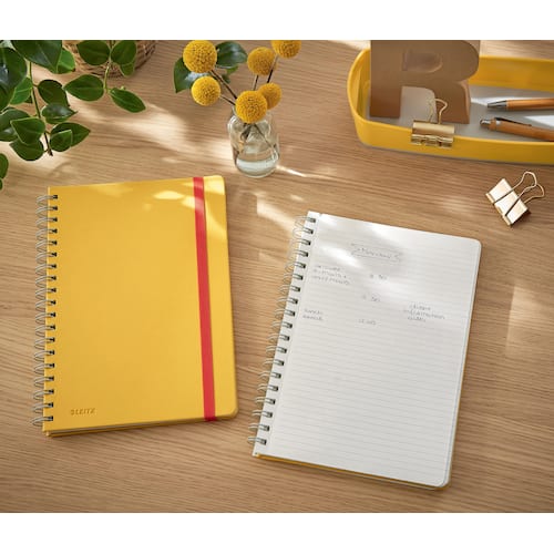Leitz Anteckningsblock COSY B5 linj gul produktfoto Secondary8 L
