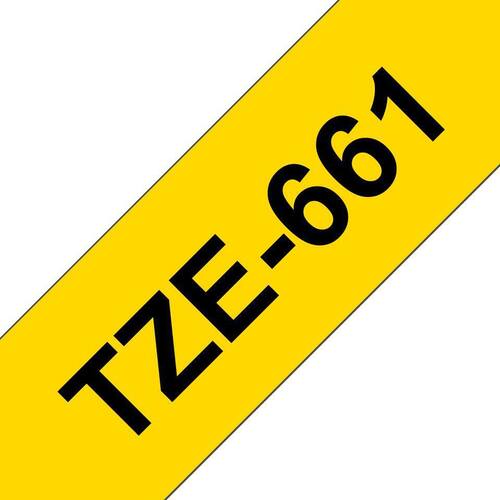 Brother TZe-661 Schriftband, Beschriftungsband, schwarz auf gelb, 36mm x 8m, 1 Stück Artikelbild