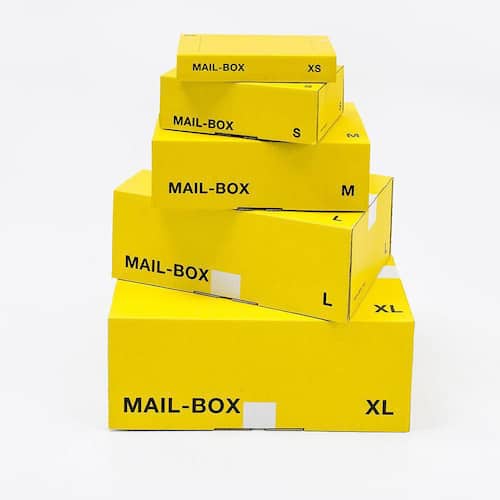 Smartbox Pro Mailbox XS, Versandkarton, gelb, 244x145x38 mm Artikelbild Secondary2 L