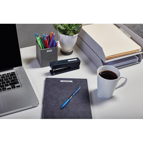 Dymo Schriftband, Weiß, Druck: Schwarz, 24 mm Artikelbild Secondary4 L