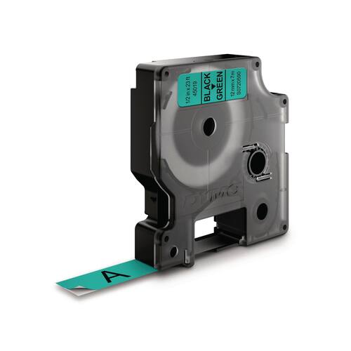 Dymo Schriftband, Grün, Druck: Schwarz, 12 mm Artikelbild