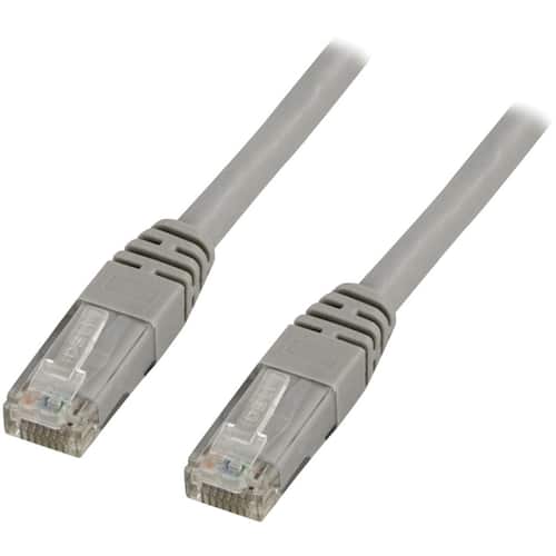 Kabel DELTACO nettverk Cat6 5m grå produktbilde Secondary1 L
