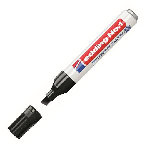 edding Permanent-Marker 1 Keil, Schwarz Artikelbild