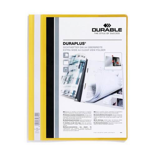 Durable DURAPLUS Präsentationshefter, Gelb, A4, 1 Stück Artikelbild