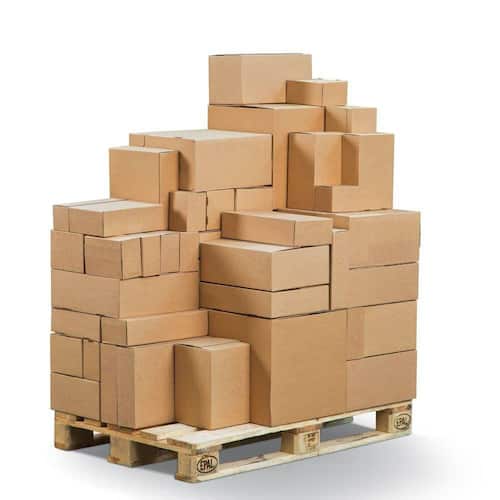 ColomPac Eurobox L mit Haftklebeverschluss und Aufreißfaden, Versandkarton, Versandverpackung, 394x94x387mm, Braun, 10 Stück Artikelbild Secondary3 L