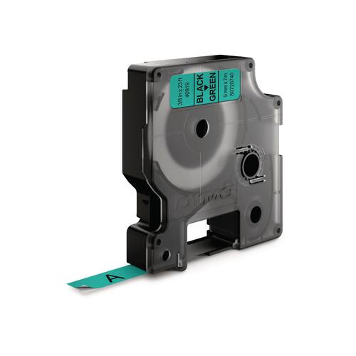 Dymo Original D1-Schriftband für LabelManger™, Grün, Druck: Schwarz, 9mm, 1 Stück Artikelbild