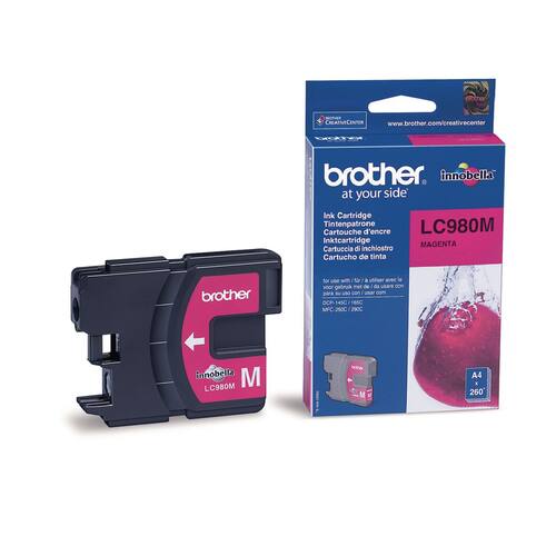 Brother Original Tintenpatrone LC-980M, Magenta Artikelbild Secondary1 L