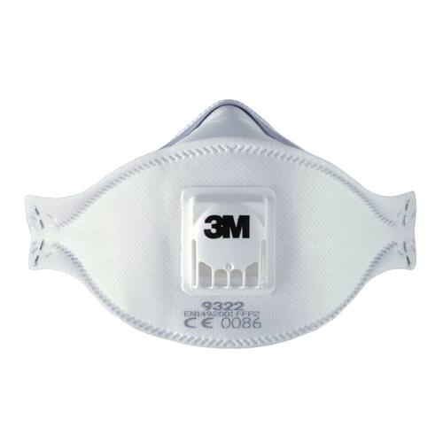 3M™ Atemschutzmaske FFP2, mit Ausatemventil, weiß, 10 Stück pro Packung Artikelbild Secondary4 L