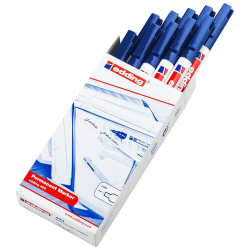 edding Permanent-Marker 400, Rundspitze, Blau Artikelbild Secondary1 L