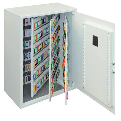 Phoenix Schlüsseltresor Cygnus, 700 Schlüssel, elektronisches Tastenschloss, 49 kg, 760x580x330mm, weiß, 1 Stück Artikelbild Secondary2 L