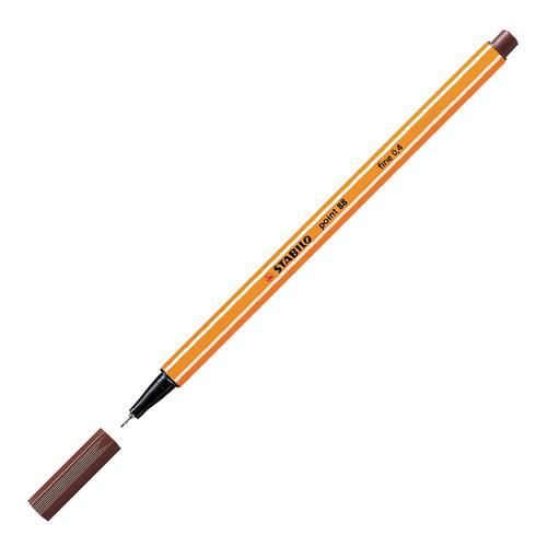 STABILO Fineliner Point 88®, Tintenfeinschreiber,  Braun Artikelbild