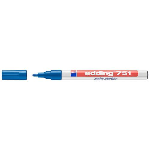 edding Lack-Marker 751, Lackstift, Rundspitze, Blau Artikelbild Secondary1 L