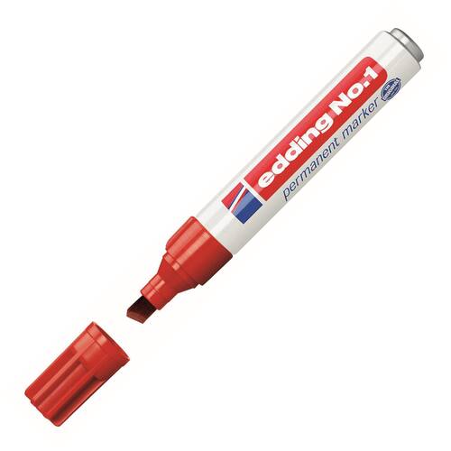 edding Permanent-Marker 1 Keil, Rot Artikelbild