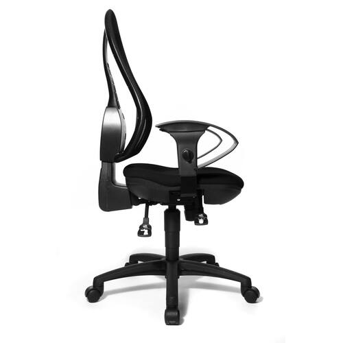 TOPSTAR Bürostuhl Open point Synchro, Bürodrehstuhl, Bürodrehsessel, Drehstuhl, höhenverstellbar, schwarz, 1 Stück Artikelbild Secondary3 L