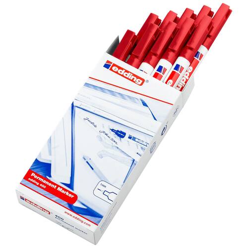 edding Permanent-Marker 400, Rundspitze, Rot Artikelbild Secondary2 L