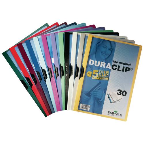 Durable Duraclip 30 Klemmmappe, Päsentationshefter, dunkelblau, A4, 1 Stück Artikelbild Secondary1 L