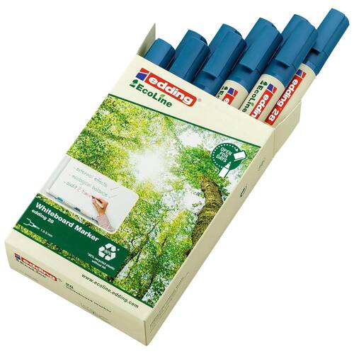 edding Boardmarker EcoLine 28, blau, Rundspitze, 1 Stück Artikelbild Secondary1 L