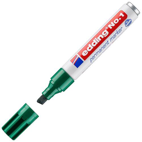 edding Permanent-Marker 1 Keil, Grün Artikelbild