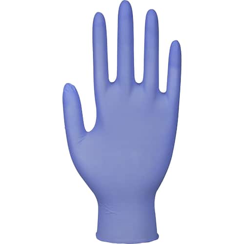 ABENA Nitrilhandske puderfri blå S produktfoto
