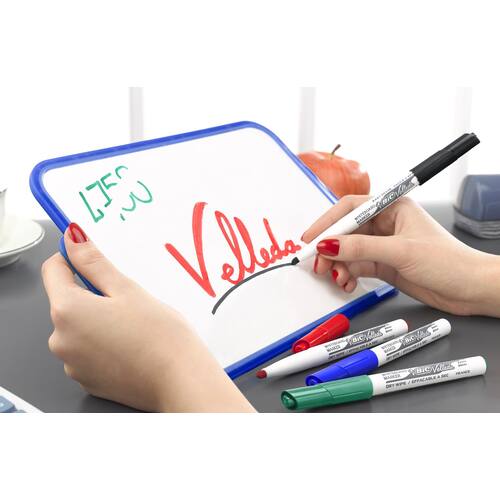 BIC® Velleda Whiteboardmarker 1741, sortiert, 4 Farben im Set Artikelbild