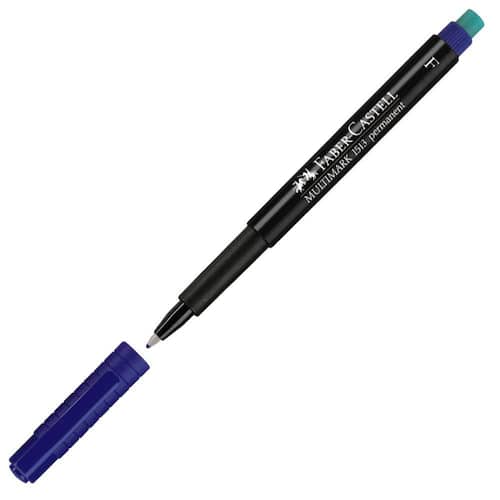 Faber-Castell OHP-Stift Multimark 1513, permanent, F 0,8 mm, blau Artikelbild