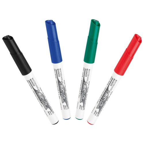 BIC® Velleda Whiteboardmarker 1741, sortiert, 4 Farben im Set Artikelbild Secondary1 L