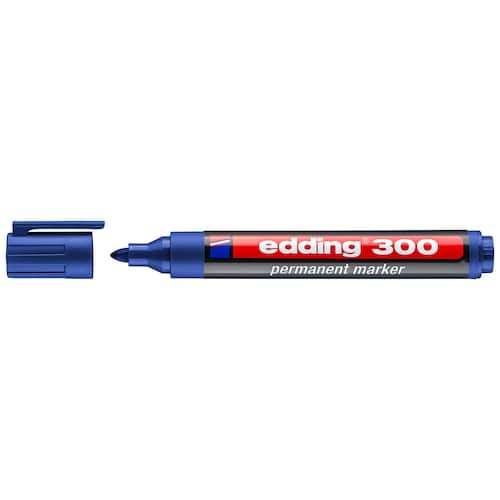 edding Permanent-Marker 300, Rundspitze, Blau Artikelbild Secondary2 L