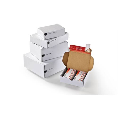 ColomPac Modulbox mit Haftklebeverschluss und Aufreißfaden, 1-wellig, 140x101x43mm, Braun, 20 Stück Artikelbild Secondary1 L