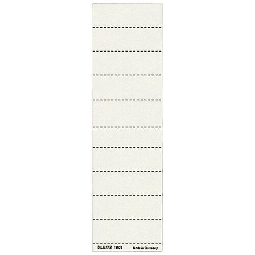 Leitz Reitereinlagen 1901, Sichtreitereinlagen aus Papier, weiß, 60x21mm, 100 Stück Artikelbild