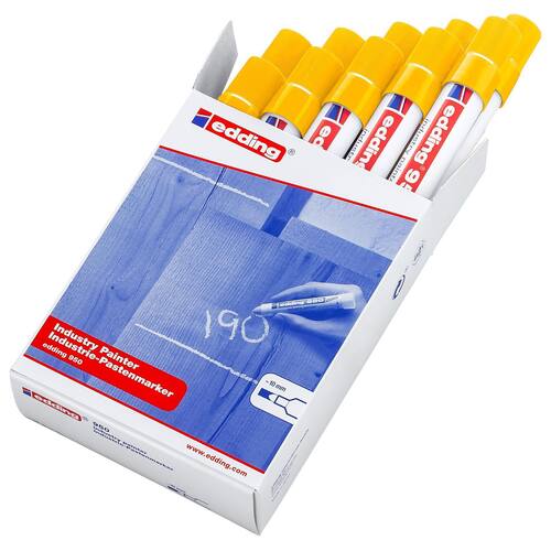 edding Industriemarker 950, Pastenmarker, gelb, 1 Stück Artikelbild Secondary1 L