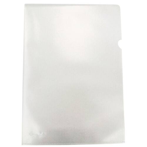 Lyreco Sichthülle, Aktenhülle, oben/rechts offen, PP, A4, 0,11 mm, genarbt, transparent, 100 Stück pro Packung, 1 Packung Artikelbild Secondary2 L