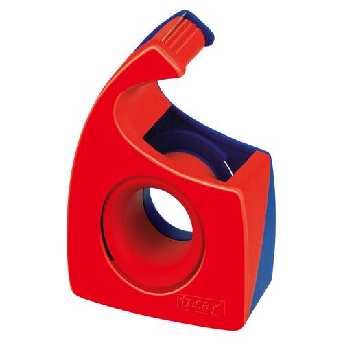 tesa® Handabroller Easy Cut,  rot/blau, 19mmx10m, 1 Stück Artikelbild