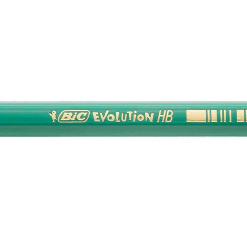 BIC® Bleistift Evolution HB, grün, 12 Stück Artikelbild Secondary2 L