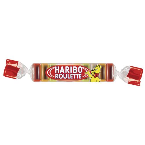 HARIBO Roulette Fruchtgummi, Gummizeug, Nascherei, 50 Stangen im Spenderkarton, 1 Packung Artikelbild Secondary1 L