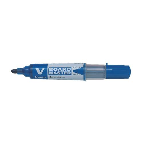 Pilot Begreen Whiteboard Marker V-Board Master Begreen, Boardmarker, Rundspitze, M, blau, 1 Stück Artikelbild Secondary1 L