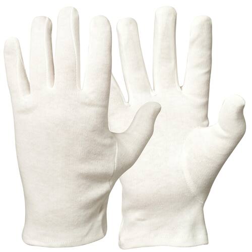 GranberG Textilhandske vit 26cm S/M 12PAR/FP produktfoto
