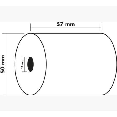 Exacompta Kvittorulle 57x50x12mm produktfoto Secondary3 L