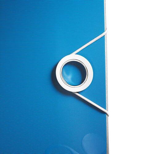 Leitz Qualitäts-Ordner WOW, Polyfoam, A4, 82mm, blau metallic, 82x318x312mm, 1 Stück Artikelbild Secondary7 L