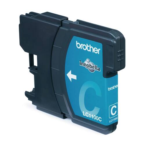 Brother Original Tintenpatrone LC-1100C, Cyan Artikelbild Secondary2 L